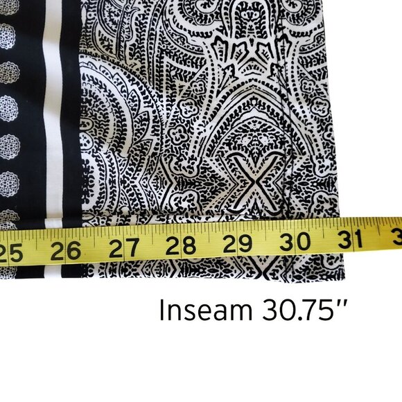 International Concepts Wide-Leg Pants Palazzo Pants BW Carrara Marble S - Picture 11 of 14